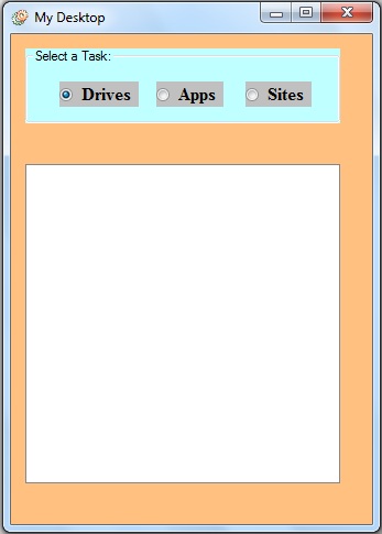 MyDesktop Interface